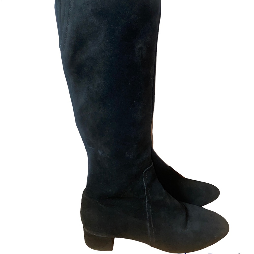 CLARKS Women’s tall  Black SUEDE boots